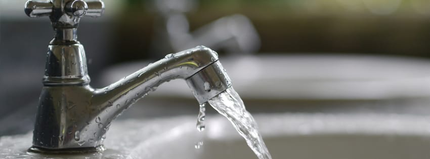 Bathroom Tap with running water