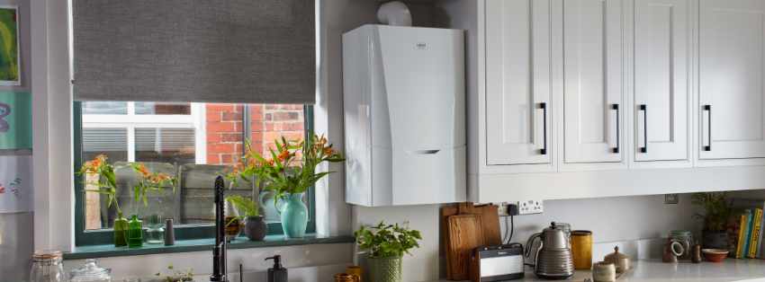Ideal Combi Boiler in home